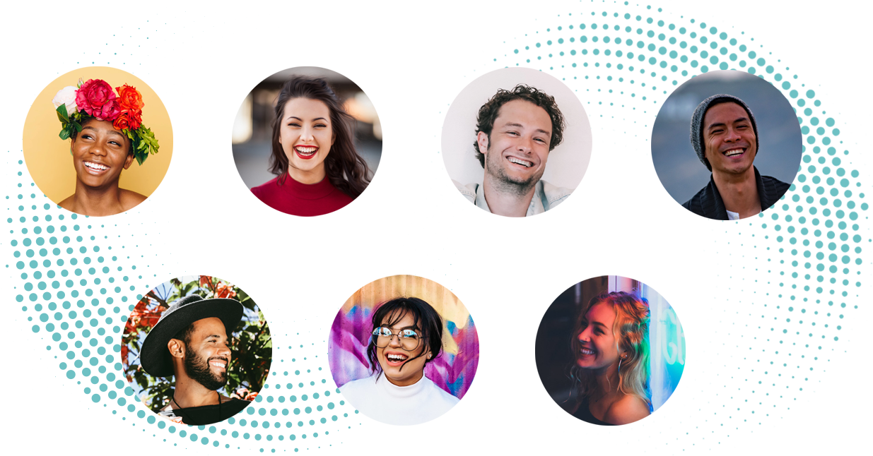 Customer Advocacy Happy - Collage (1235x646), Png Download