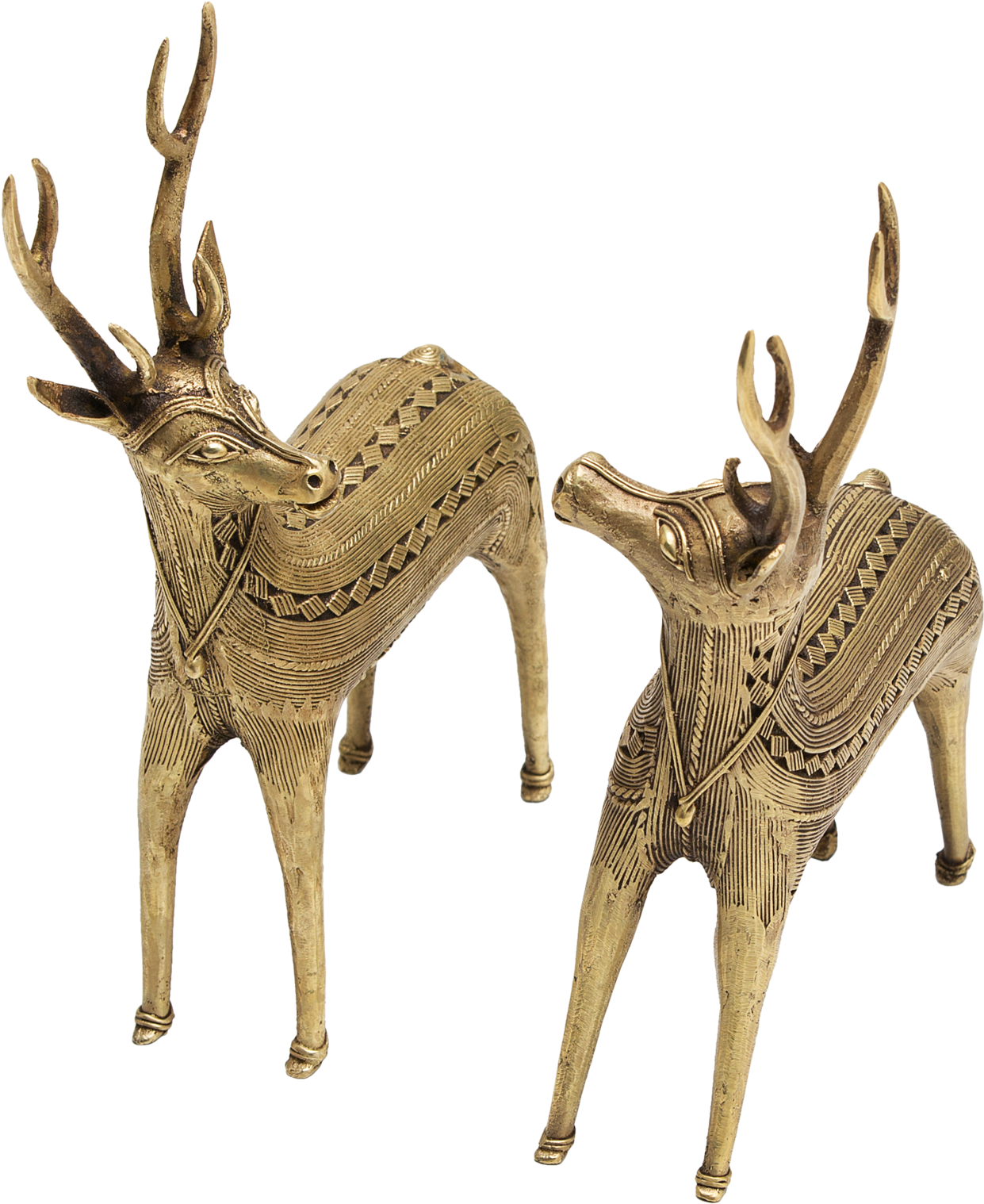 Prancing Deer Set - Statue (1920x1920), Png Download