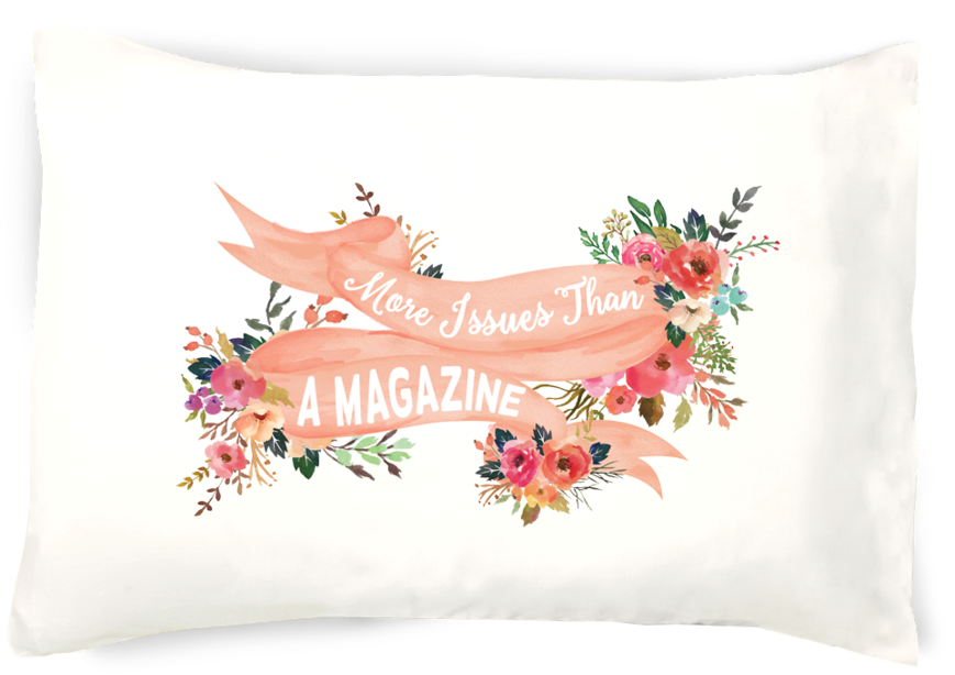 More Issues Than A Magazine Pillowcase - Stitch (1024x845), Png Download