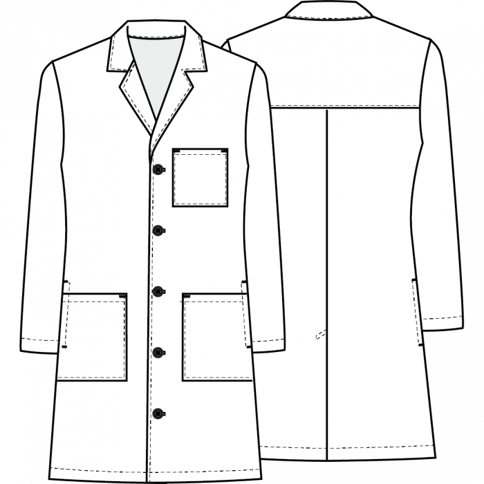 Available In Stores - Lab Coat Drawing Transparent (700x700), Png Download