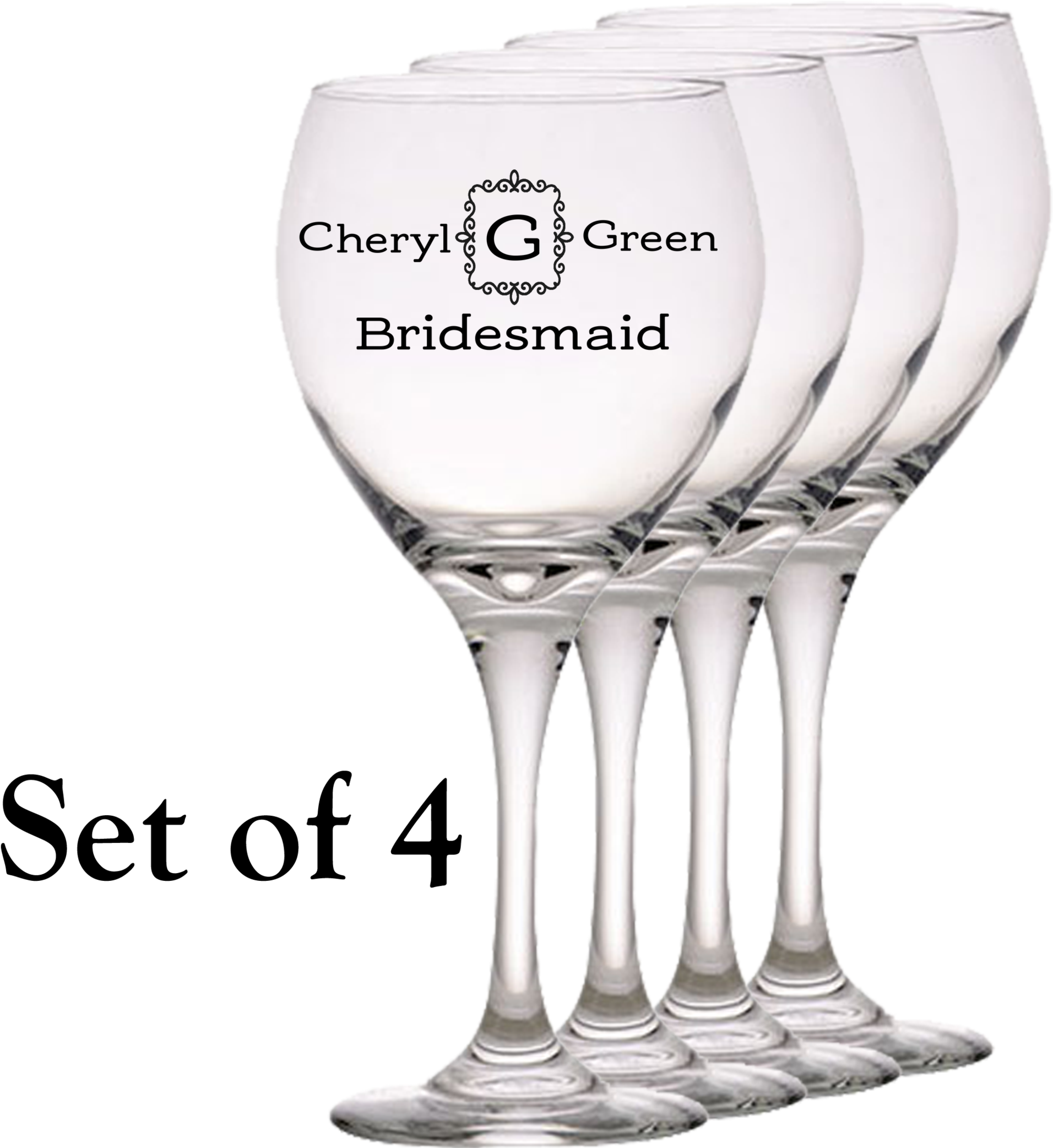 Personalized Red Wine Glass - Wine Glasses Wedding Gifts (2000x2168), Png Download