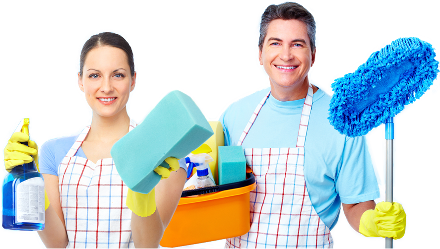 Couple Cleaner - Publicidad Productos De Limpieza (887x502), Png Download