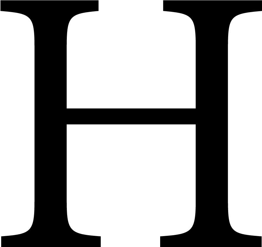 H Letter Png Hd Image - Baskerville H (1500x1500), Png Download