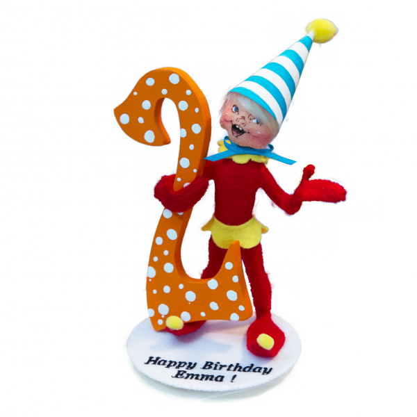 5" 'happy' Birthday Elf (600x600), Png Download