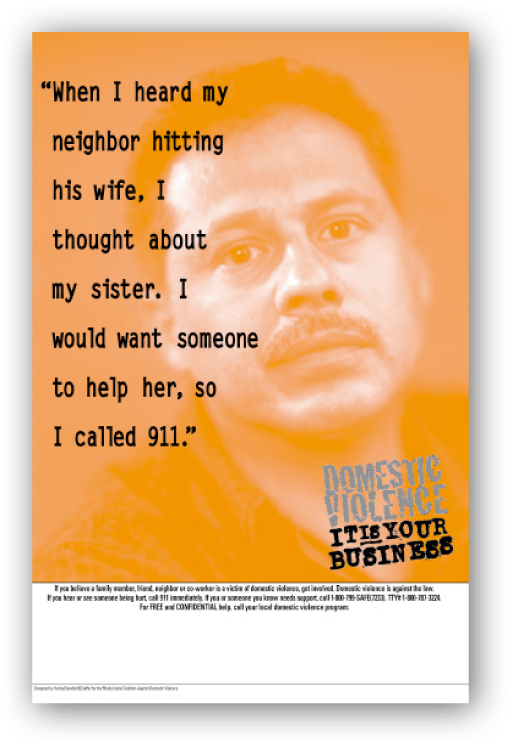 When I Heard My Neighbor - Domestic Violence (600x765), Png Download