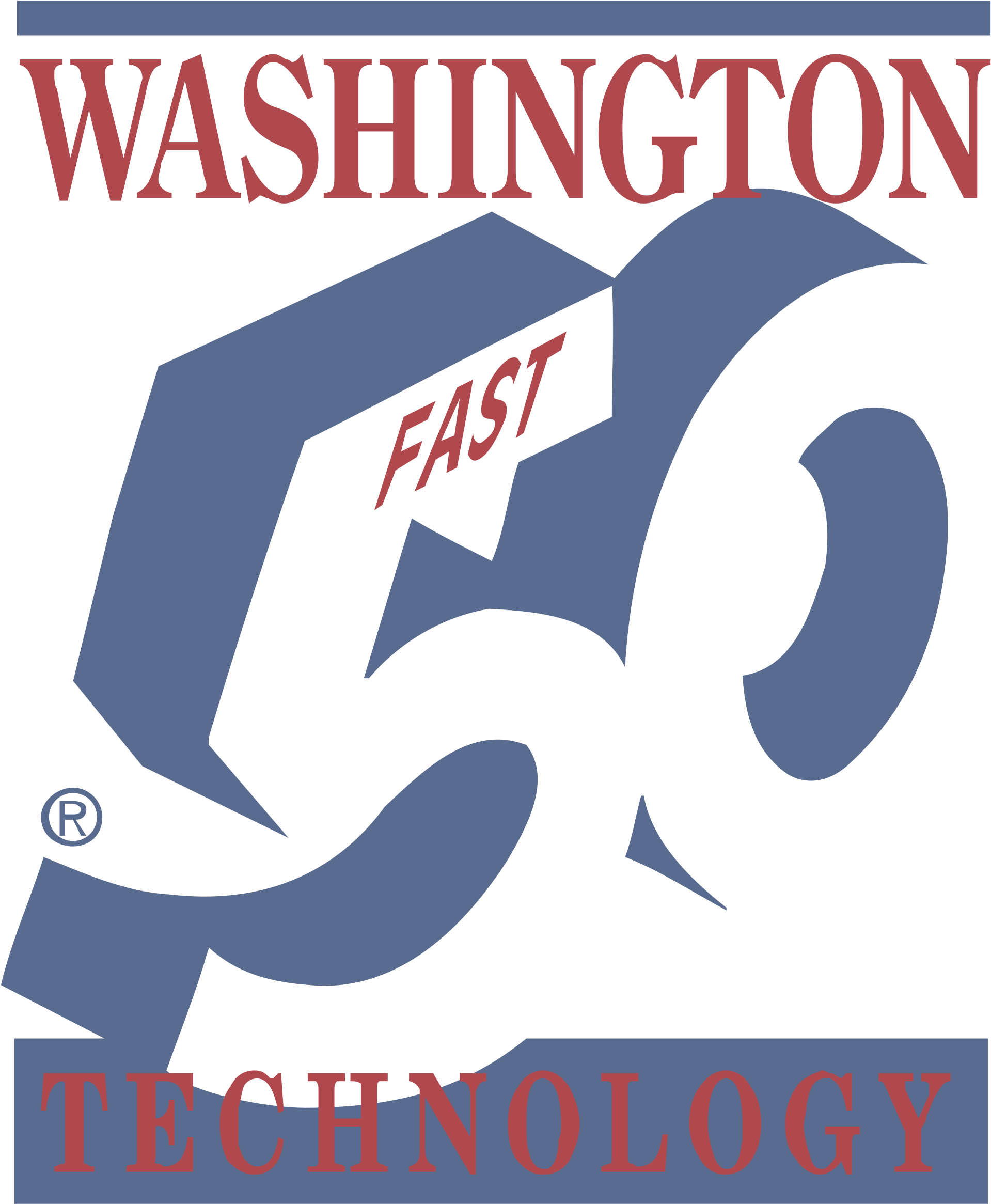 50 Washington Fast Technology Logo Png Transparent - Poster (2400x2400), Png Download