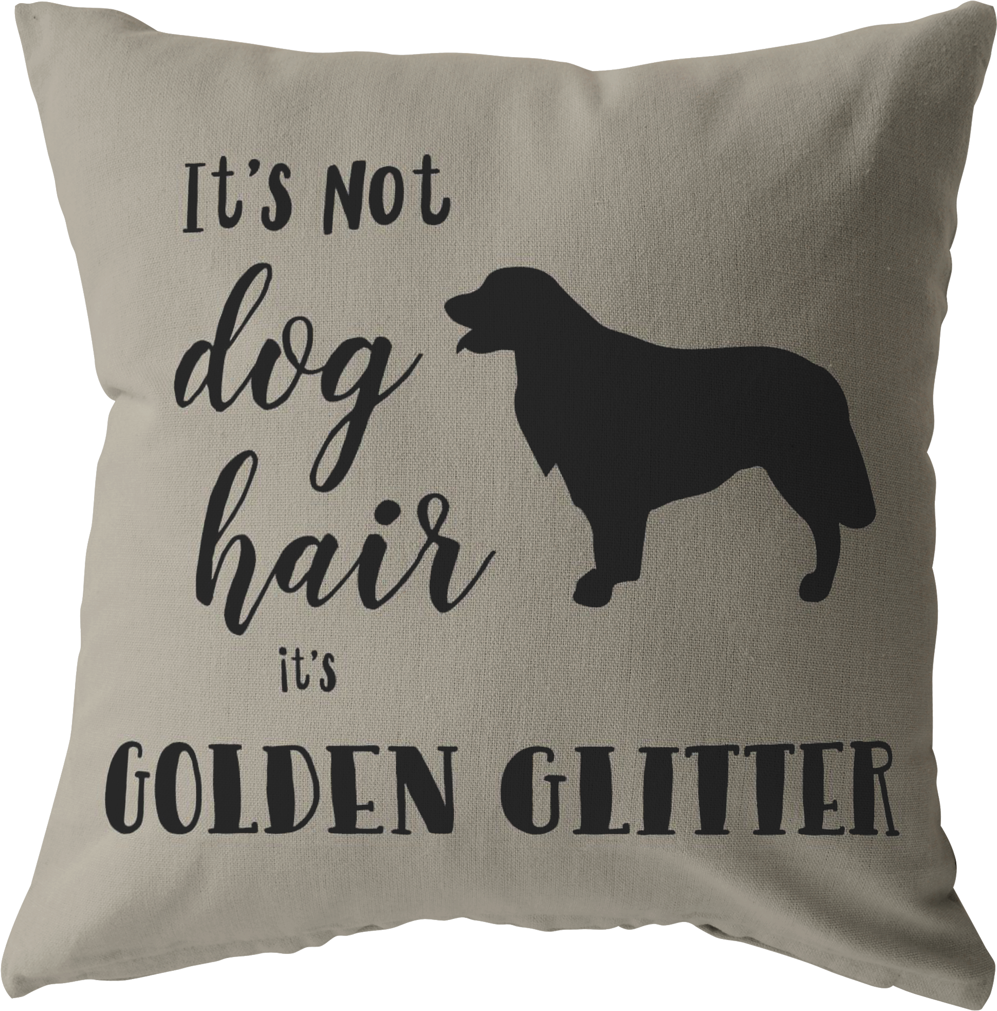 Load Image Into Gallery Viewer, Golden Retriever Funny - Cushion (2000x2000), Png Download