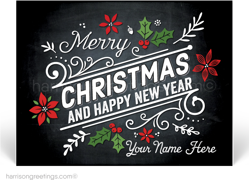 Download Happy Holidays Postcard For Business Merry Christmas Card Customers Png Image With No Background Pngkey Com
