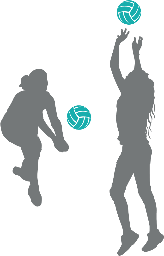 3 Tryouts - Volleyball Vector (750x1134), Png Download
