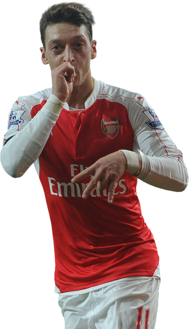 Mesut Özil Render - Mesut Ozil Render 2016 17 (615x1073), Png Download