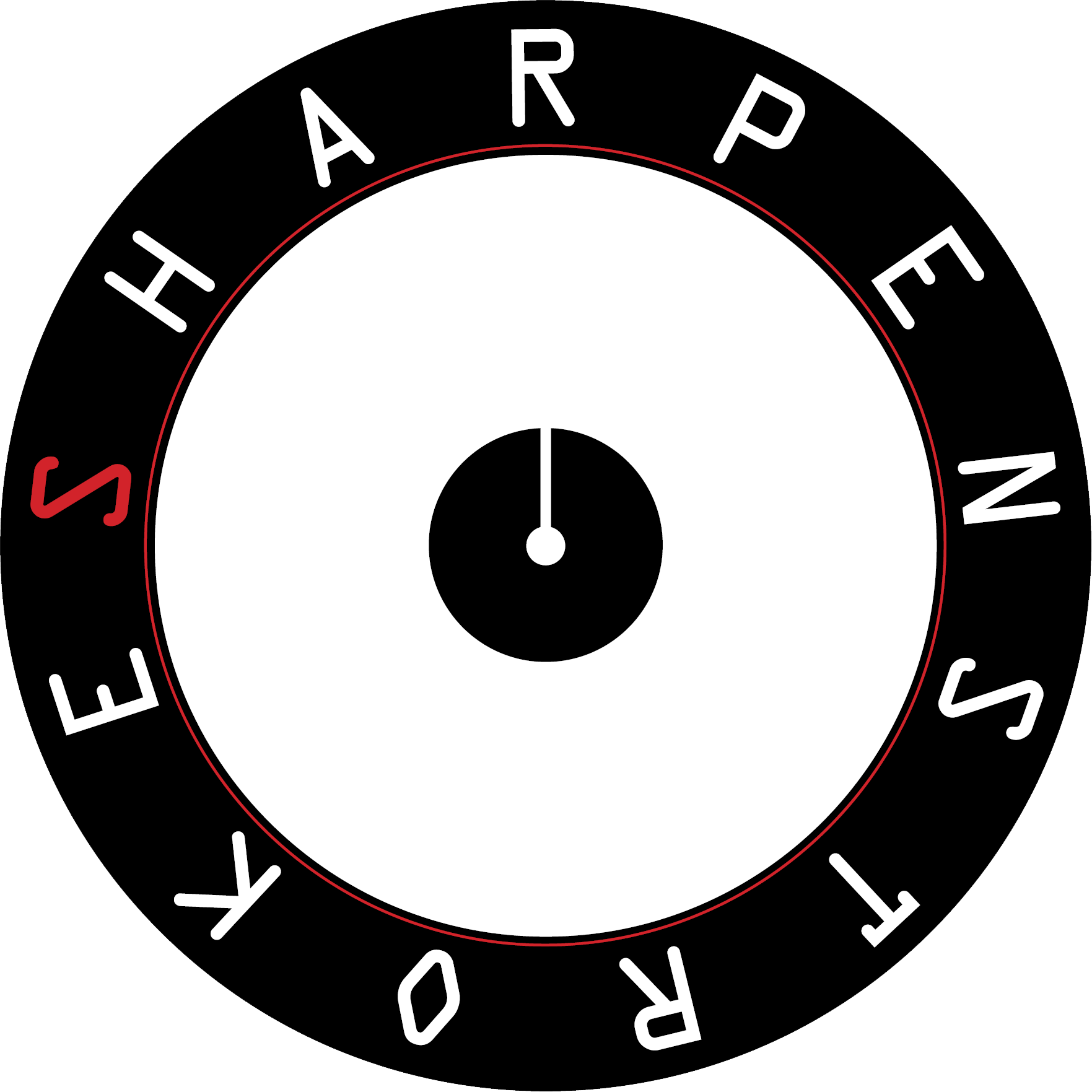 Sharpen Strokes - Circle (1763x1763), Png Download