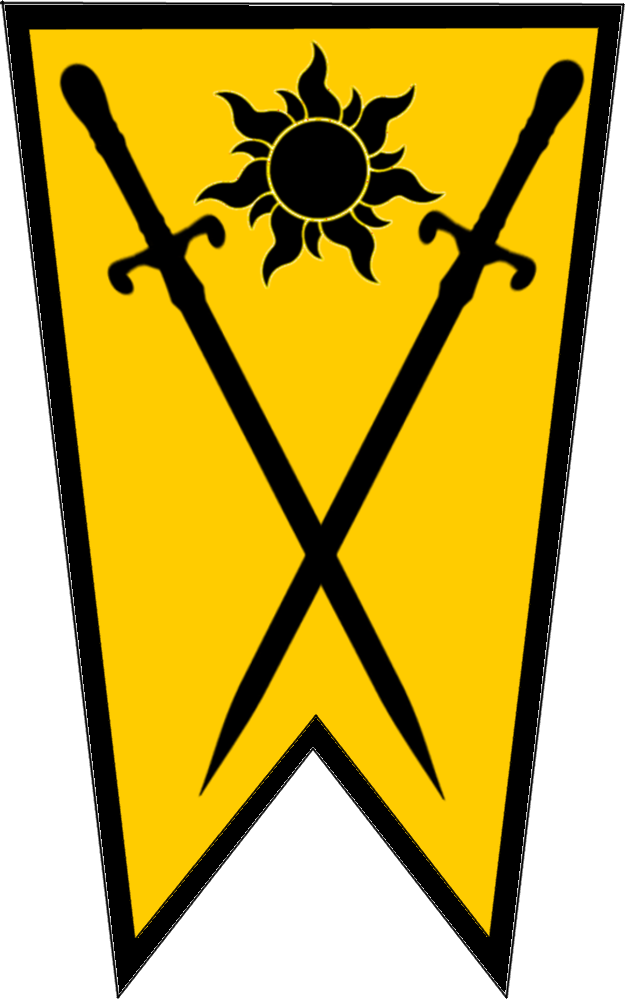 Sun Sword Banner - Crest (625x1000), Png Download