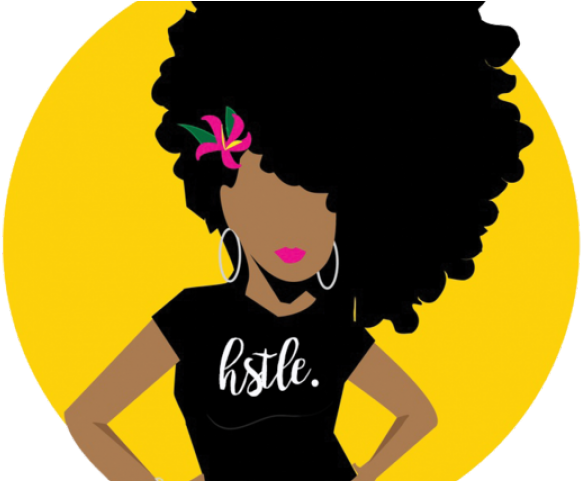 Black Hair Clipart Hair Stylist - Alpha Kappa Alpha Afro (640x480), Png Download