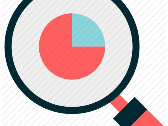 Graph Clipart Magnifying Glass - Circle (640x480), Png Download