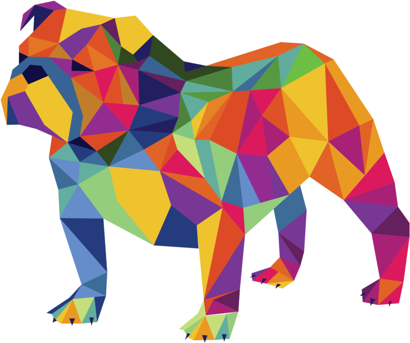 Final Bulldog Logo-01 - Bulldog Pinata (1000x1000), Png Download