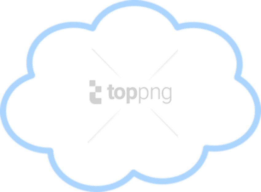 Free Png Cloudsblue - Label (850x627), Png Download