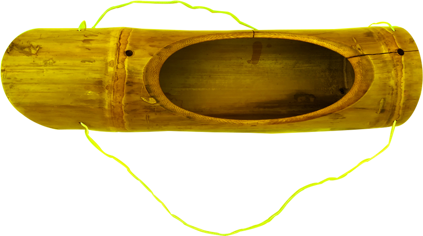 Money Plant Bamboo Flower Vase - Tan (1000x1000), Png Download