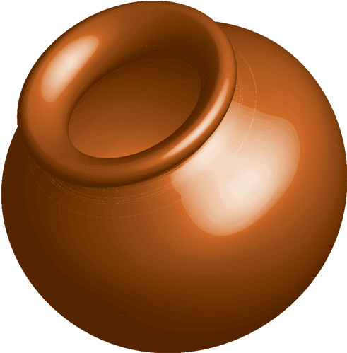 Pot Png - Chocolate (877x892), Png Download