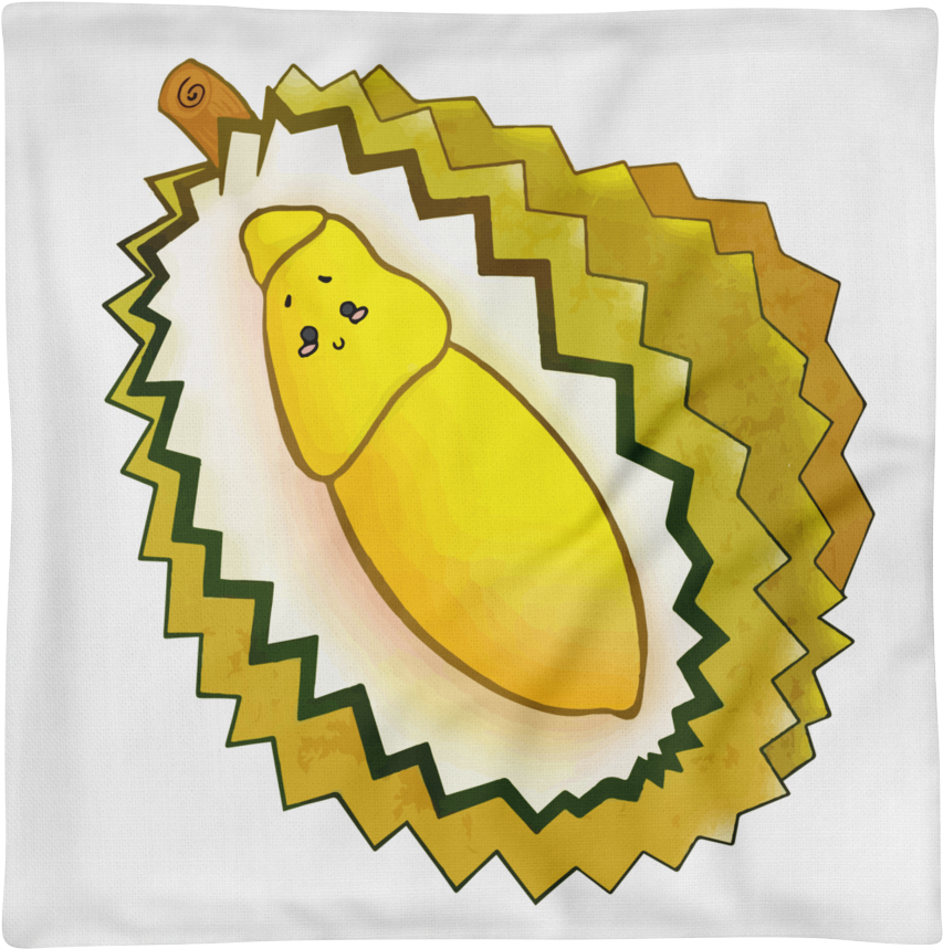 Durian Premium Pillow Case Only (1000x1000), Png Download