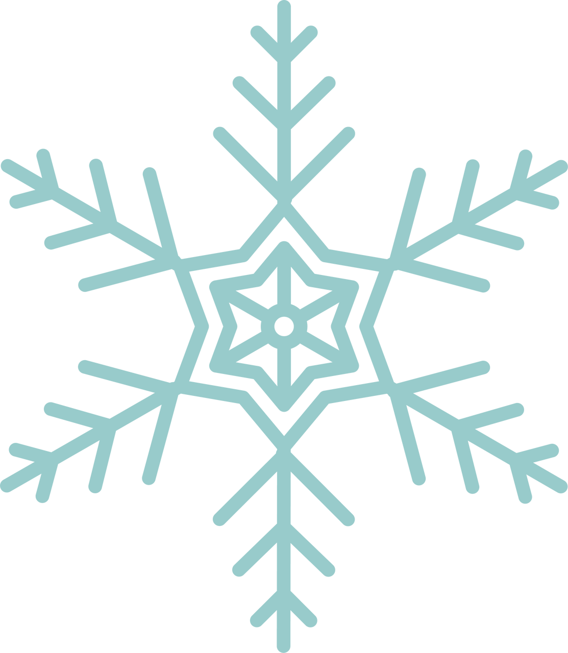 Download Snowflake - Winter Icon Png PNG Image with No Background -  PNGkey.com
