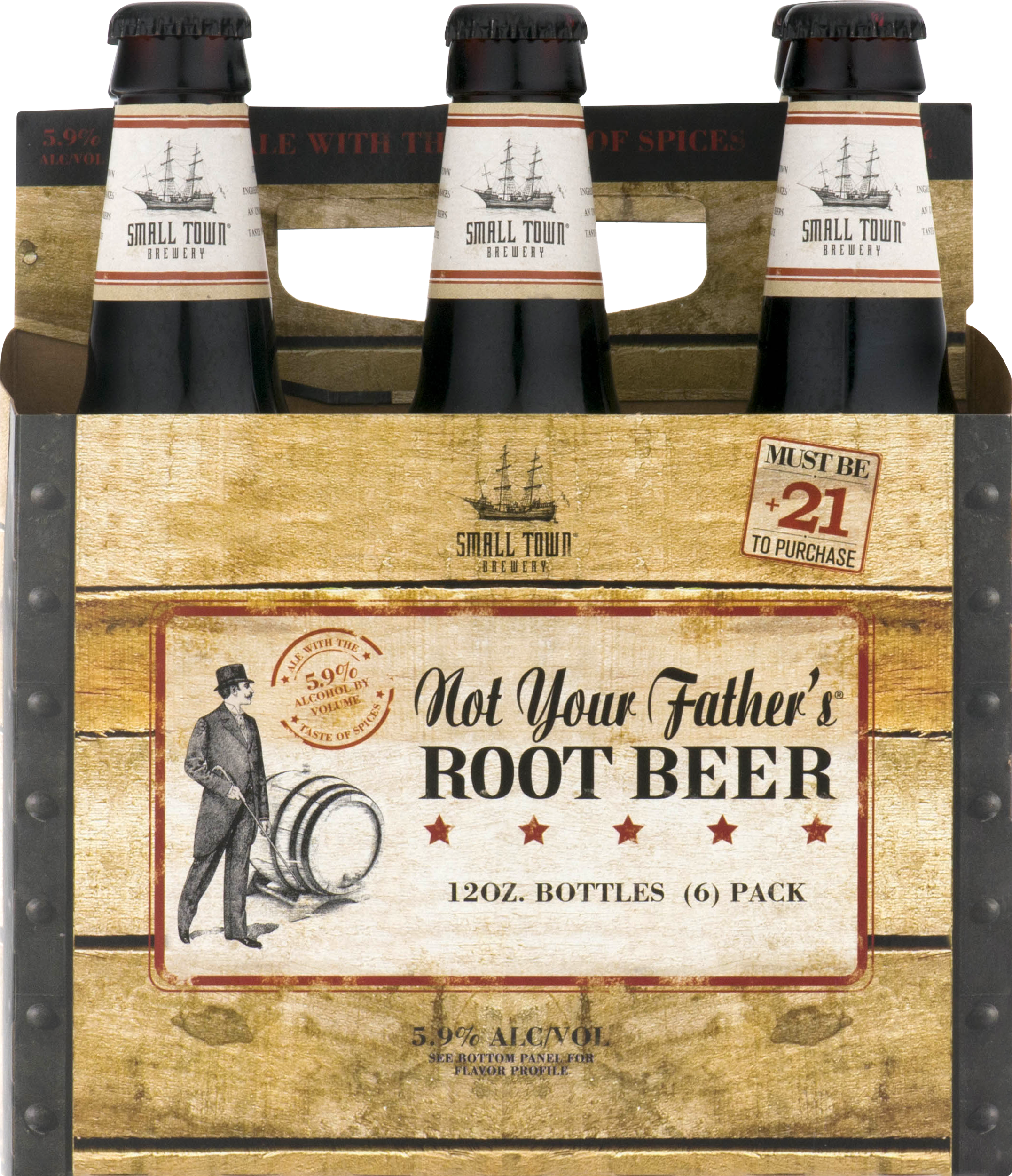 Not Your Father's Root Beer 6pk (2153x2500), Png Download