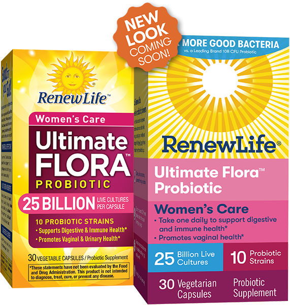 Renew Life Ultimate Flora (571x600), Png Download