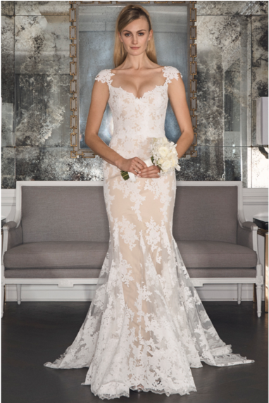 Download Hayley Paige Maple Gown Too Much Cleavage On Wedding