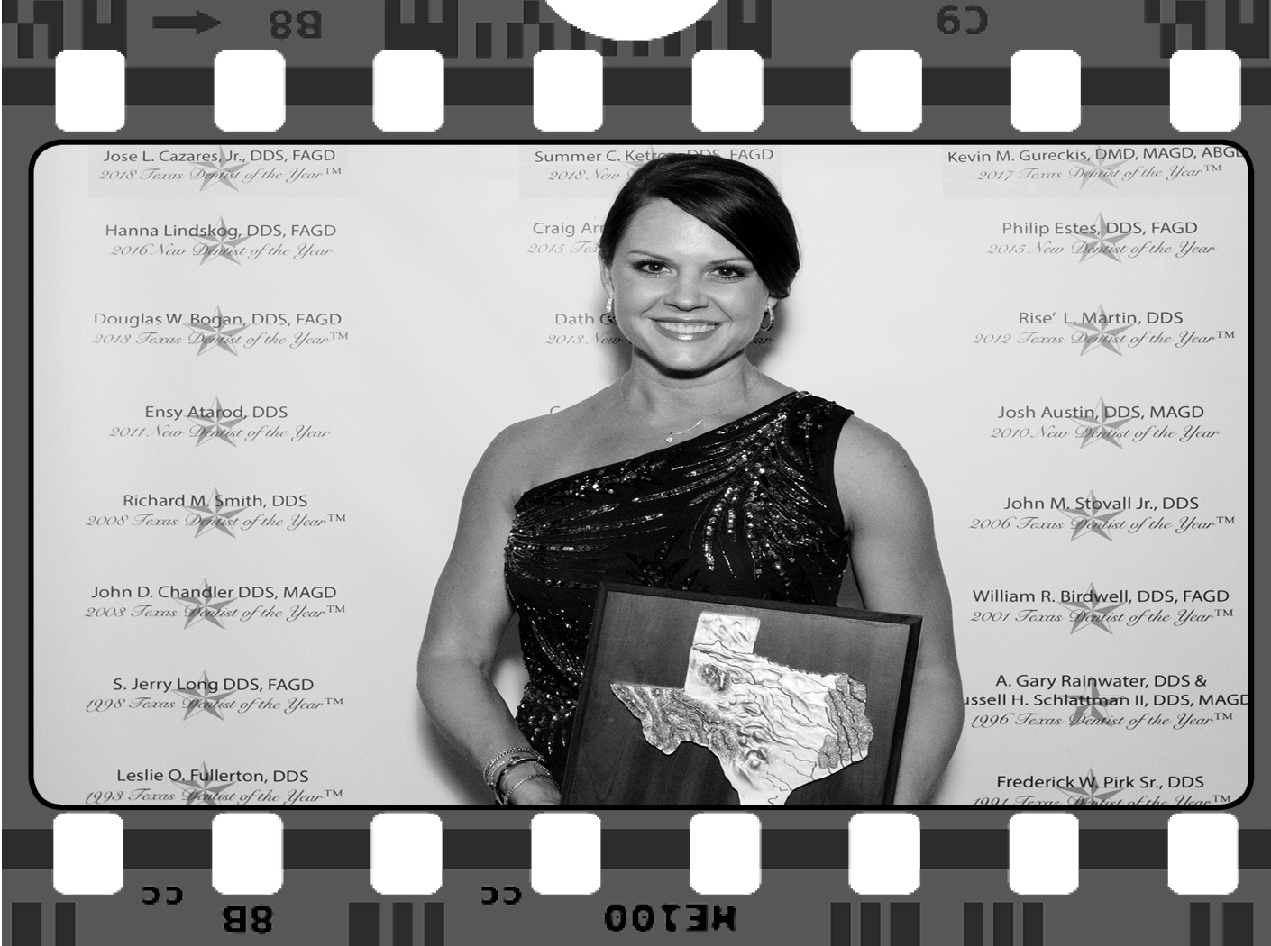 Texas Academy Awards Pre-party Cocktail Reception - Film Strip (1410x1050), Png Download