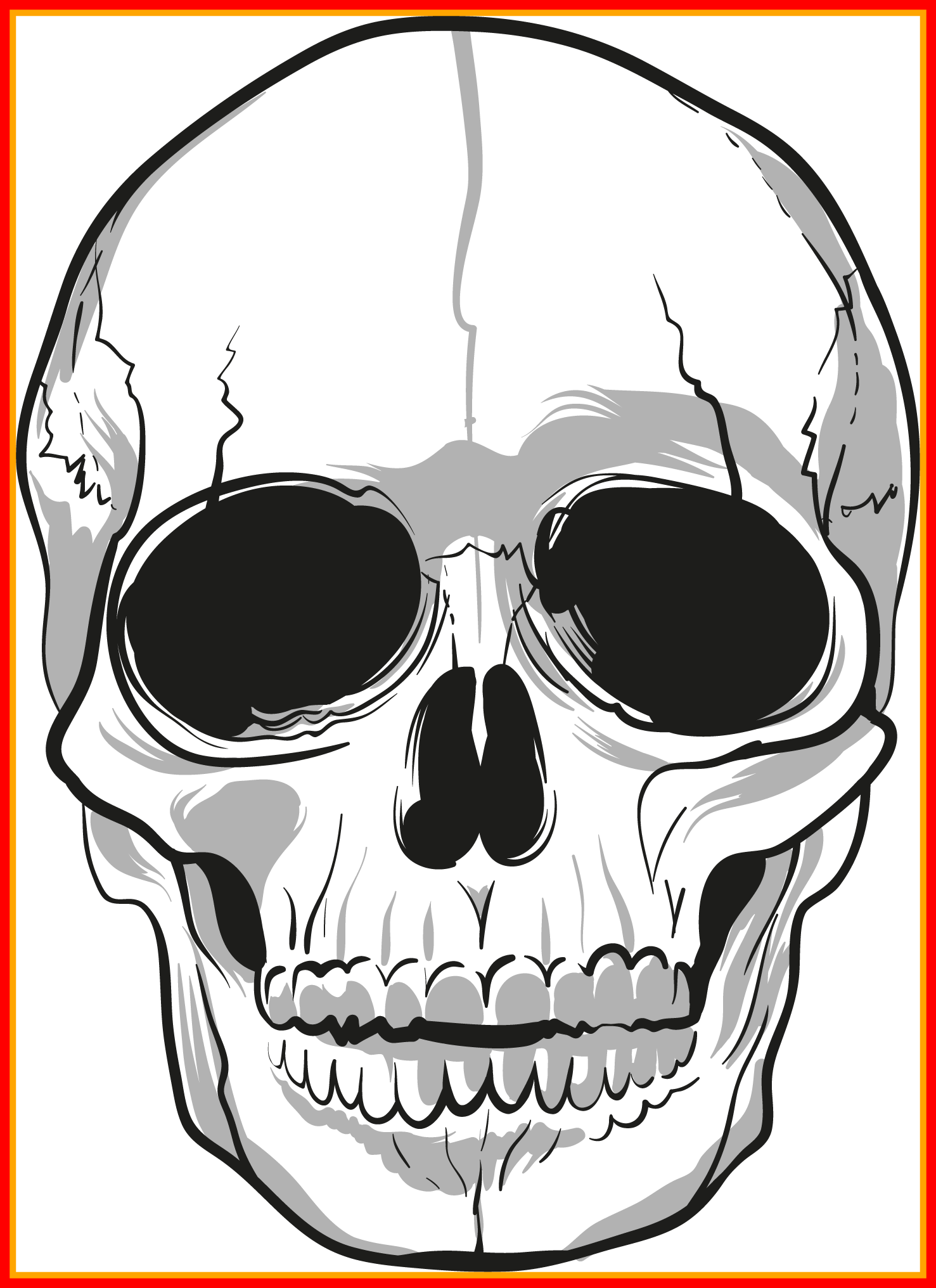 Free Stock Best Png Transparent Only For Popular And - Skull Png (1477x2032), Png Download