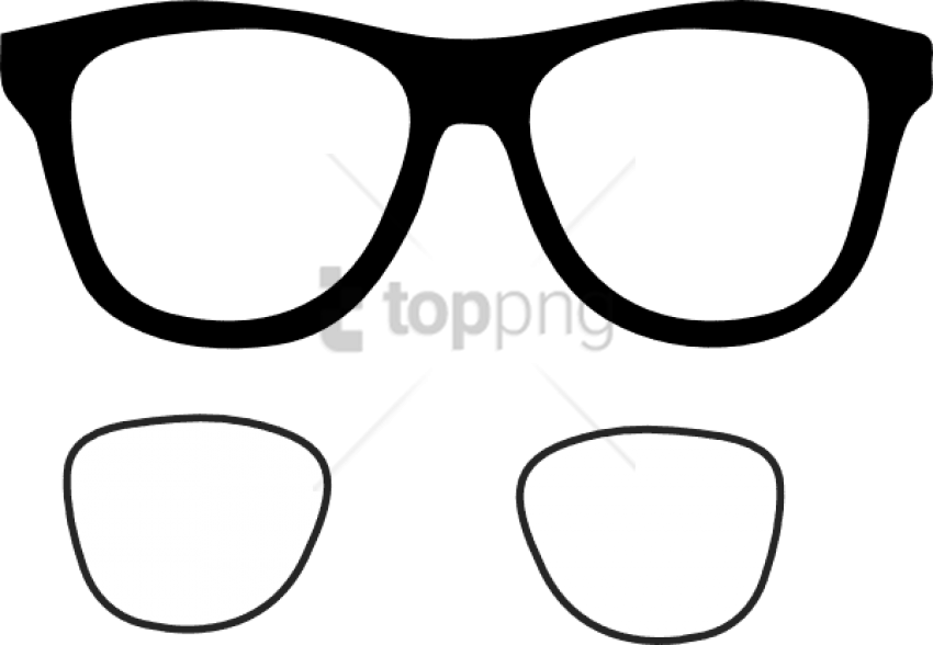 Free Png Download Glasses Frames Clipart Png Images - Eye Glass Clip Art (850x588), Png Download