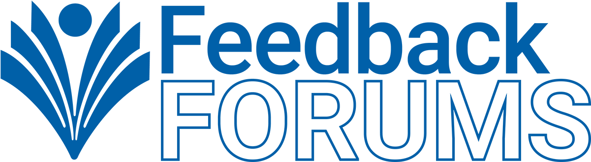 Feedback Forum Logo 1200 - Circle (1200x337), Png Download