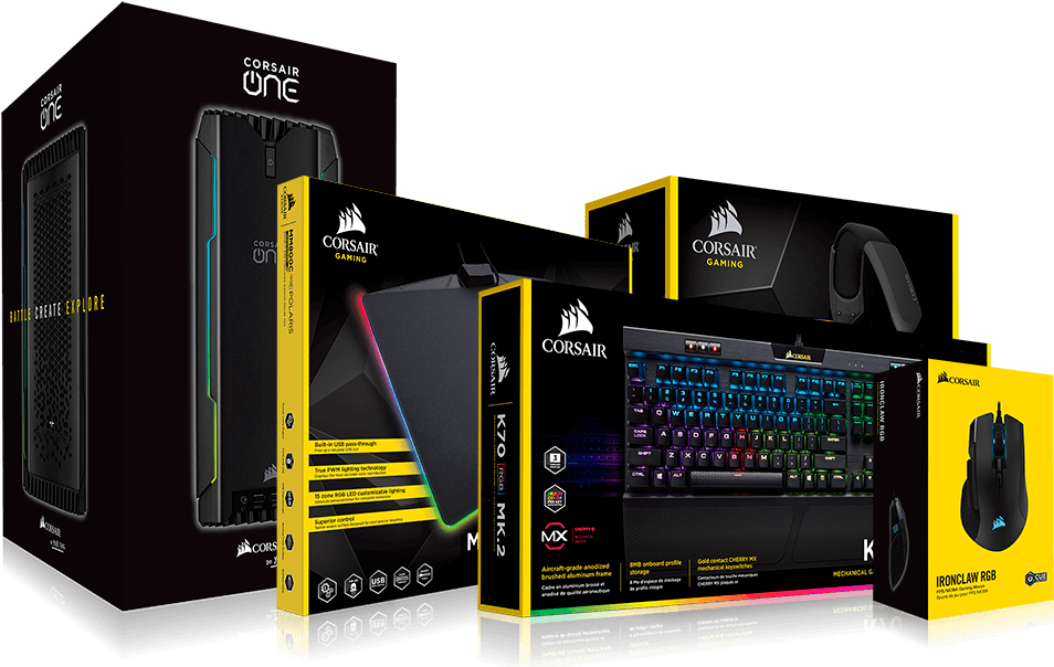 Learn More - Corsair Gaming Bundle (1056x606), Png Download