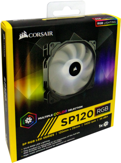 Corsair Sp120 Rgb Led Hp - Corsair Sp120 Rgb Led (600x602), Png Download