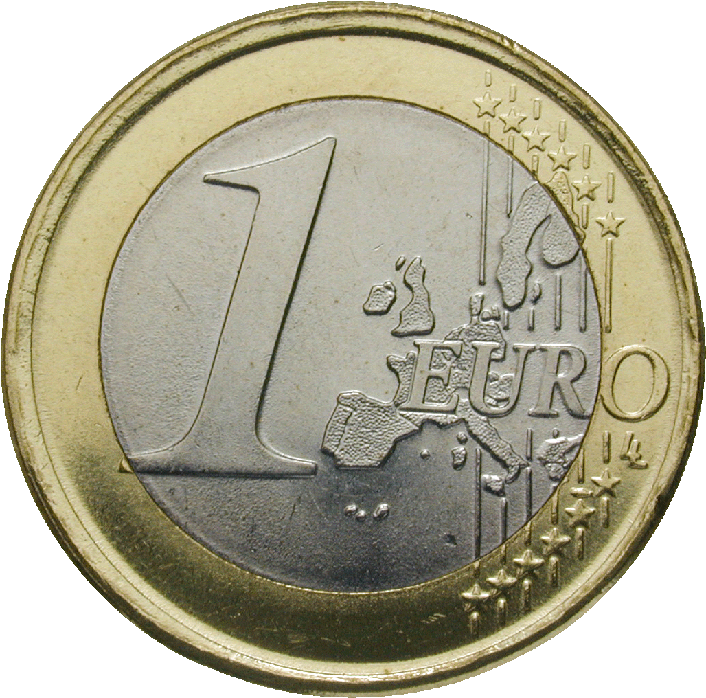 Republic Of Greece, 1 Euro 2002 - Coins Of Greece (1062x1046), Png Download
