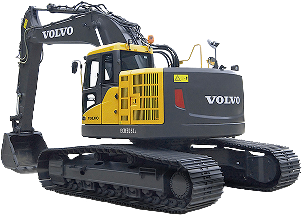 Volvo Ecr305c Crawler Excavator (960x727), Png Download