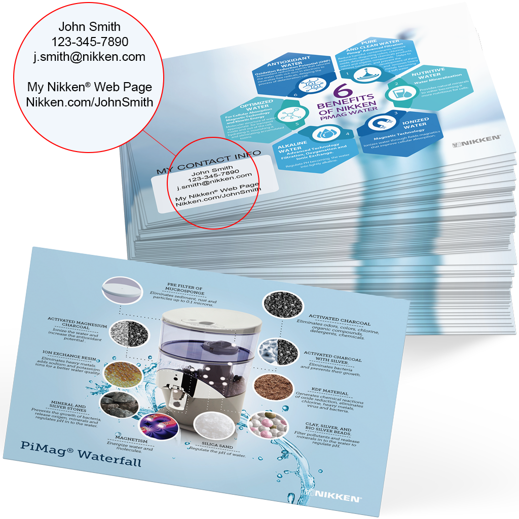 Pimag Waterfall Information Card - Envelope (1024x1024), Png Download