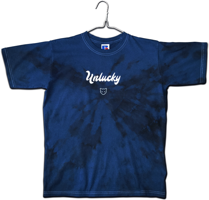 Tie Dye Unlucky Tee Product Main - Active Shirt (750x750), Png Download