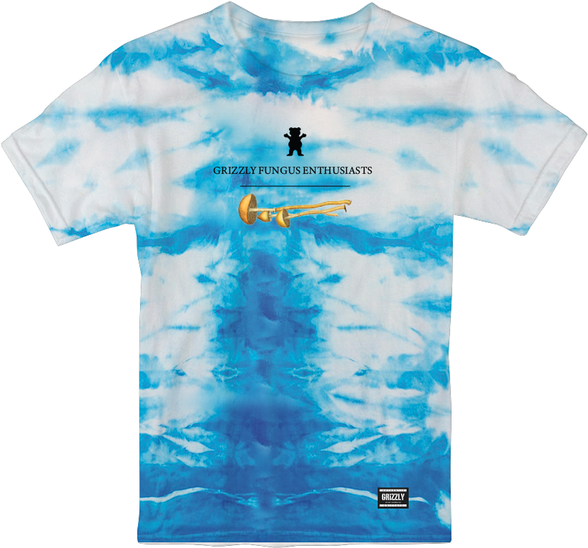 Grizzly Fungus Enthusiasts Tee Tie Dye Click To Zoom - Active Shirt (865x810), Png Download