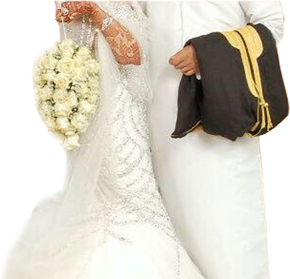 In The Muslim Wedding, The Males Are The Cash Earners - Muslim Marriage Png (843x578), Png Download