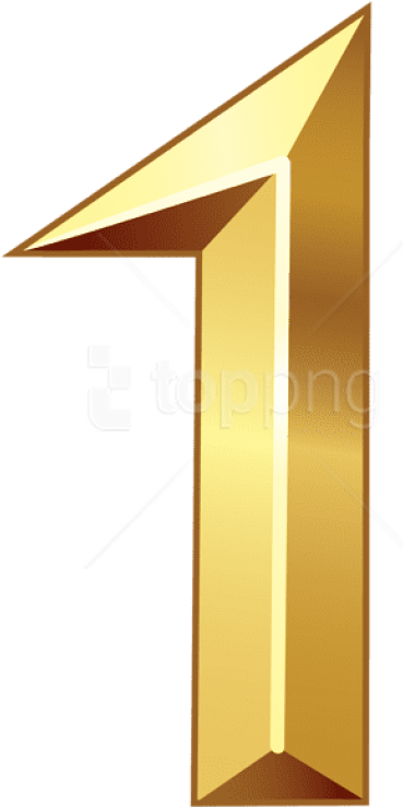 Free Png Download Gold Number One Clipart Png Photo - Gold Number 1 Png (480x764), Png Download