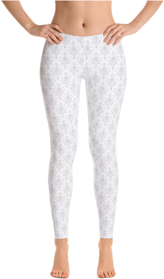 Ice Crystal Leggings - Leggings (580x580), Png Download
