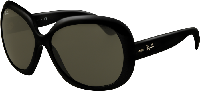 25 Days Of Fashion - Ray Ban Jackie Ohh Negro (840x490), Png Download