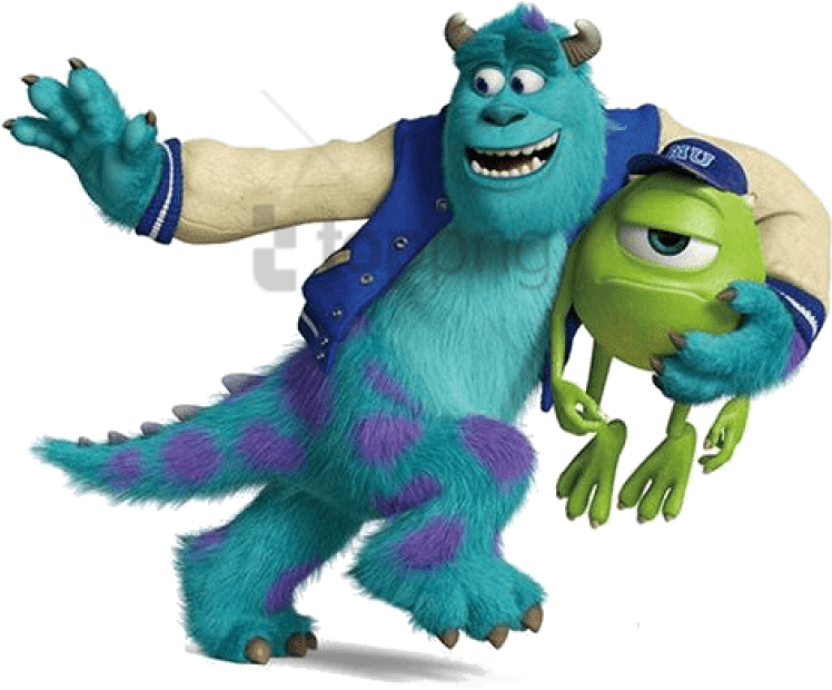 Free Png Download Fundo Monstros Sa Png Images Background - Mike Wazowski James P Sullivan (850x809), Png Download