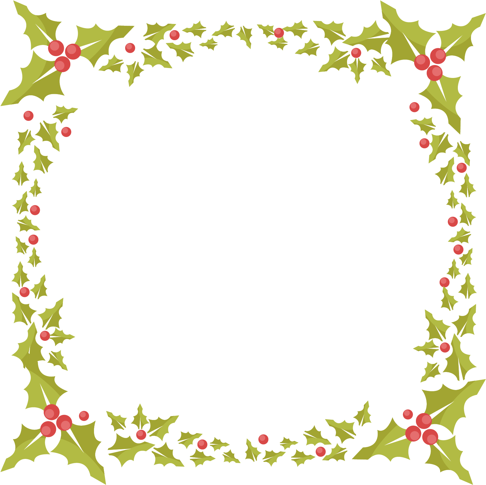 Graphic Transparent Stock Euclidean Santa Claus Frame - Marco Navideño Vector Png (1667x1667), Png Download