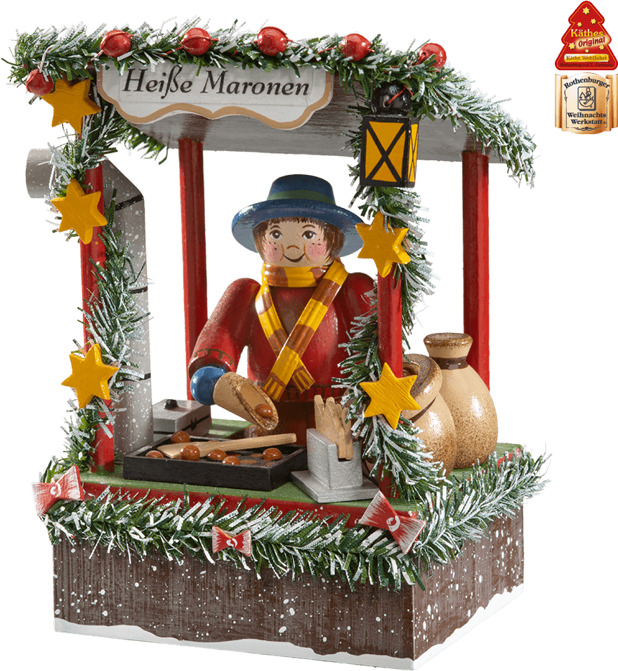 Chestnut Seller - Christmas Decoration (1000x1000), Png Download