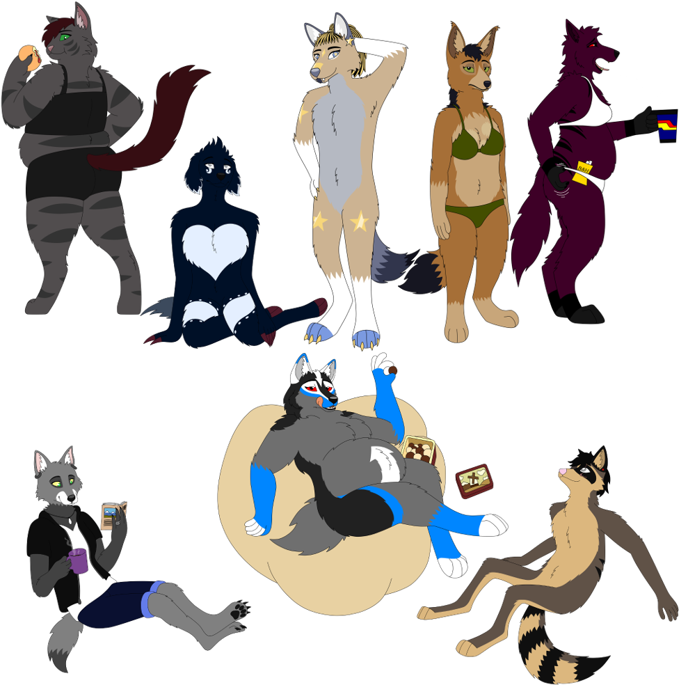 Examples Of My Art For The Newcomers - Cartoon (1000x1000), Png Download