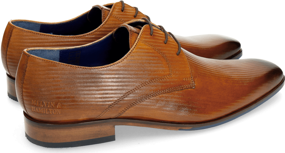 Derby Shoes Rico 1 Venice Limes Print No 3 Tan - Melvin & Hamilton Lance 1 (1024x1024), Png Download