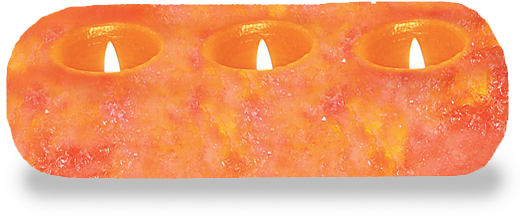 Rectangular Carved Shape 3 Hole Tealight Holder - Candle (559x559), Png Download
