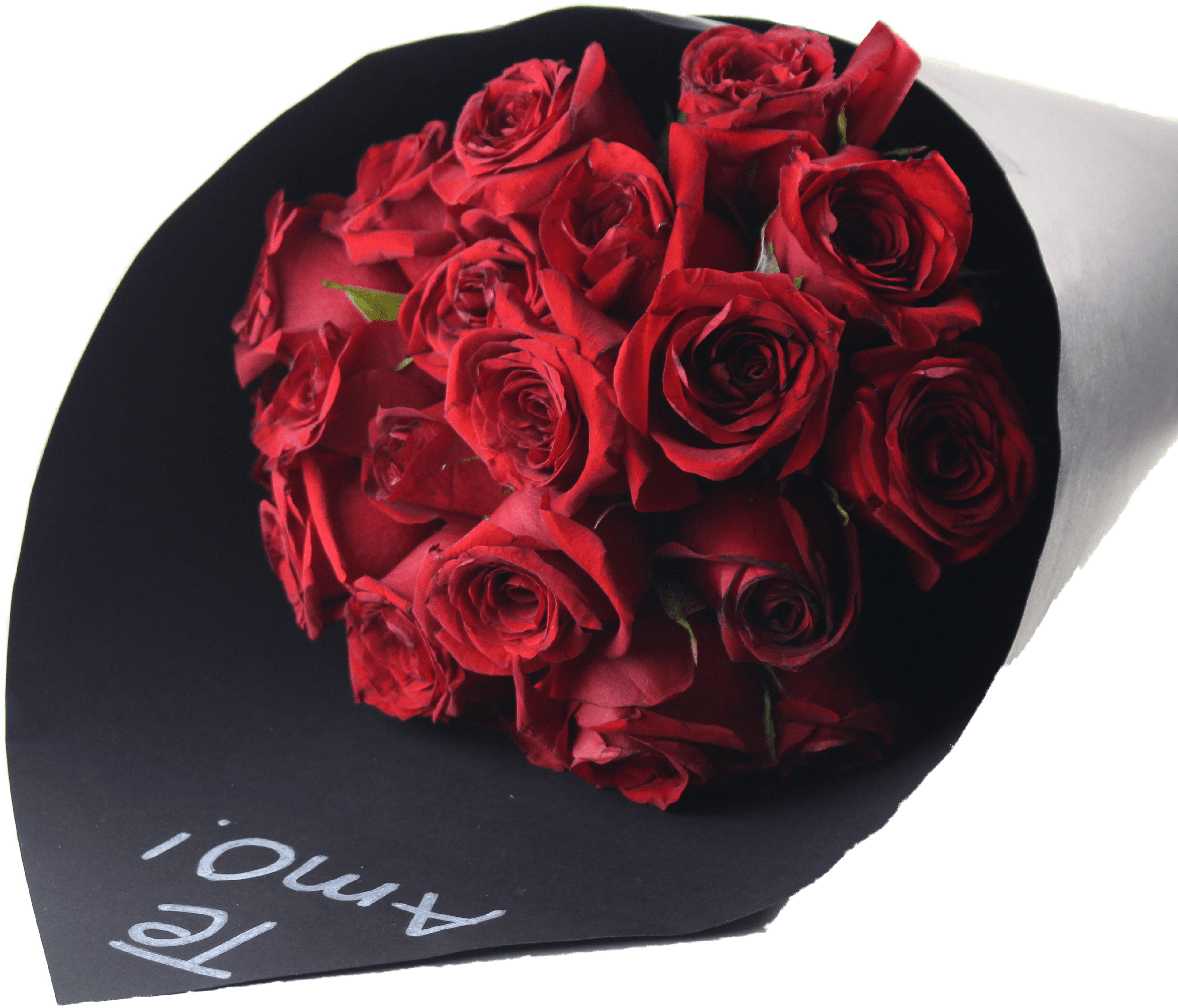 Ramo 24 Rosas Rojas (5184x3456), Png Download