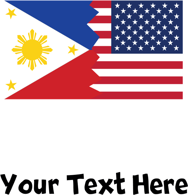 Filipino American Flag Mugs - Philippine Flag (700x700), Png Download